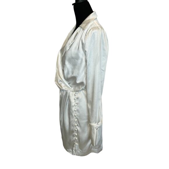 New ~  ENDLESS ROSE ~ Satin Mini Dress Size S Stunning ~ ANTHROPOLOGIE - Picture 5 of 12